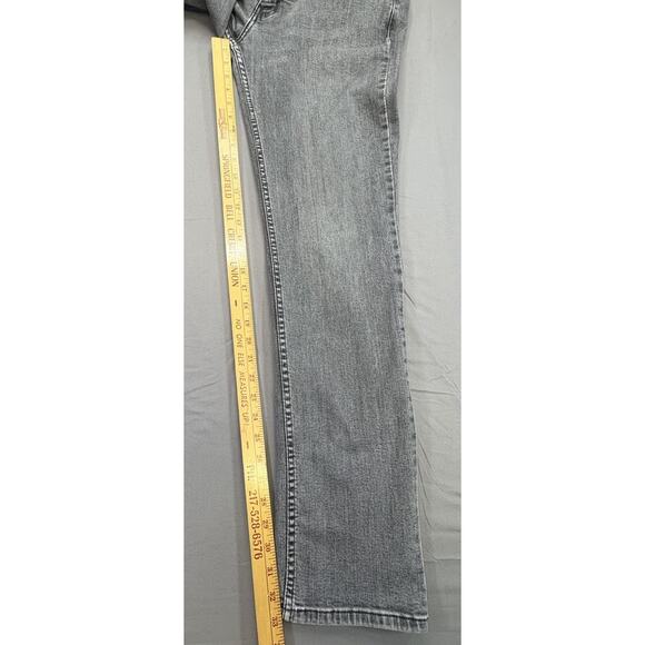 Levis 511 Denim Jeans 34x34 Mens 35 X 34Charcoal Gray Straight Leg Waterless - Picture 5 of 10